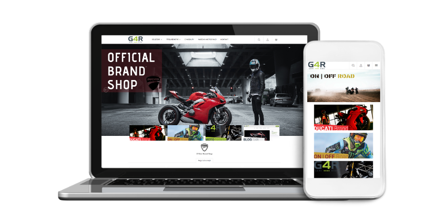 Spouštíme nový e-shop G4R