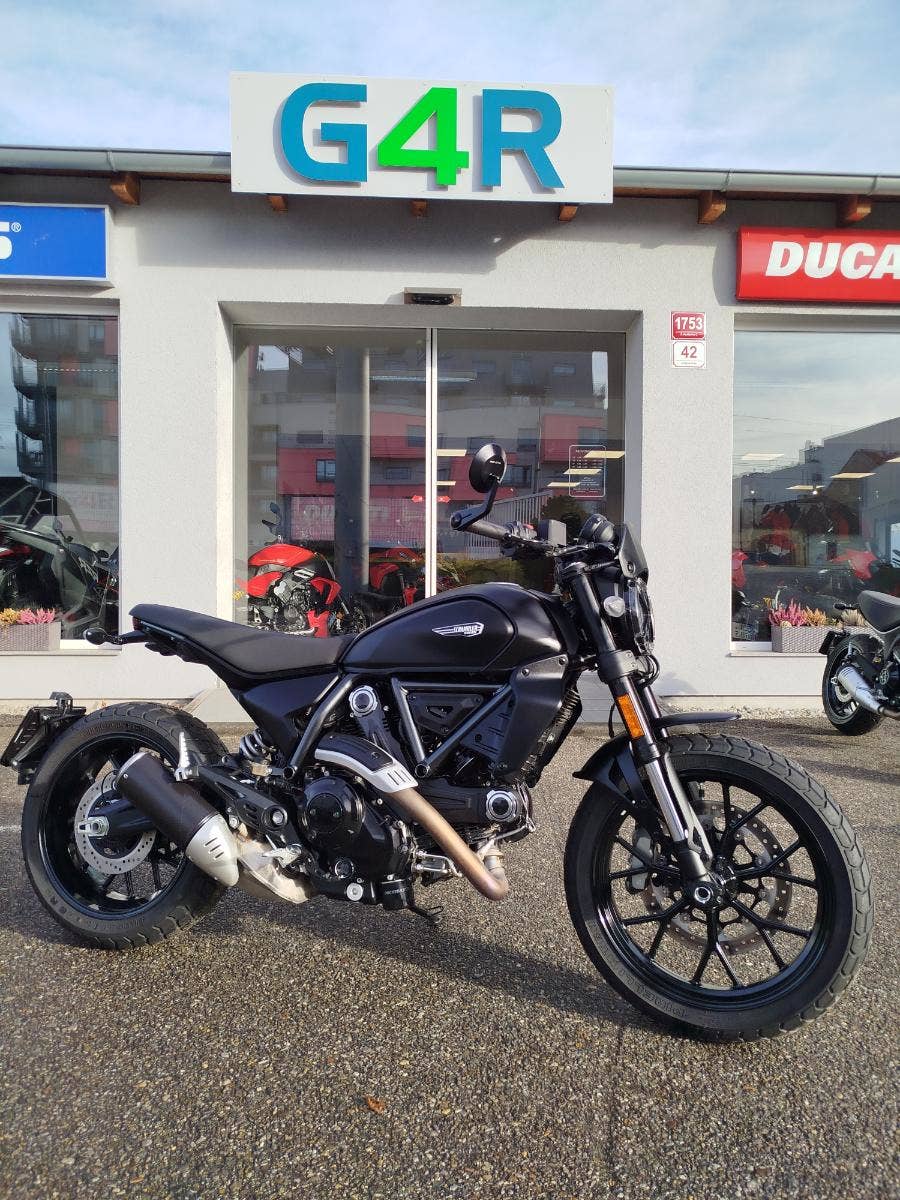 Ducati Scrambler Icon Dark, ČR, PRVNÍ MAJITEL, ŘP.: A2, ZÁRUKA