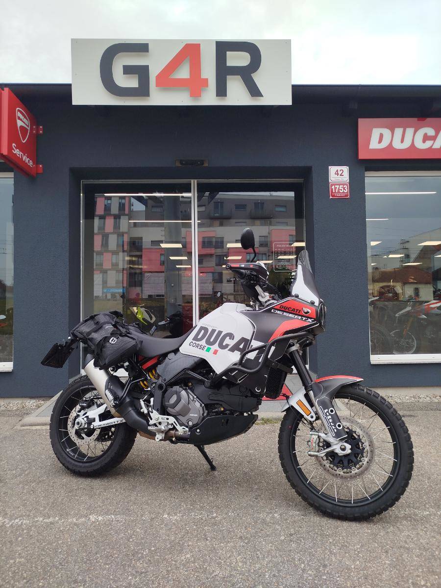 Ducati DesertX, 35 kW, 1. majitel, ČR, DPH, POUZE: 3 817 KM, ZÁRUKA