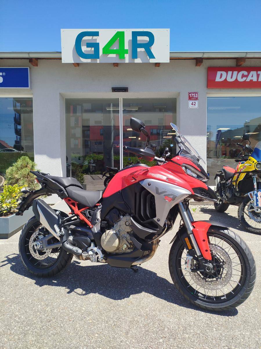 Ducati Multistrada V4 S, DRÁTĚNÁ KOLA, ČERVENÁ