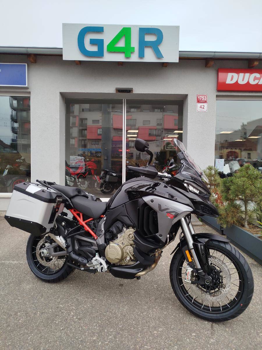 Ducati Multistrada V4 S, DRÁTĚNÁ KOLA, ČERNÁ/BÍLÁ