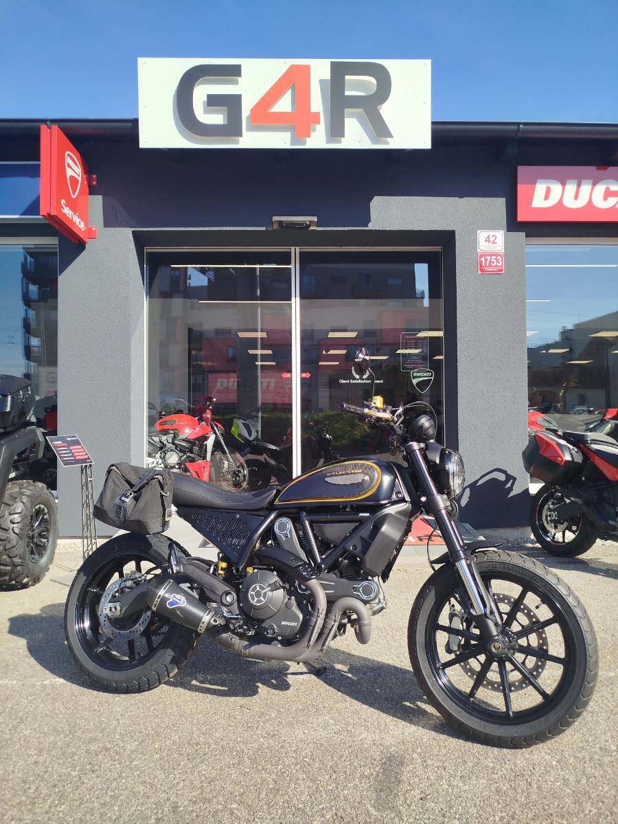 Ducati Scrambler Full Throttle Dark, ČR, 2. MAJITEL, VÝBAVA, TOP CENA